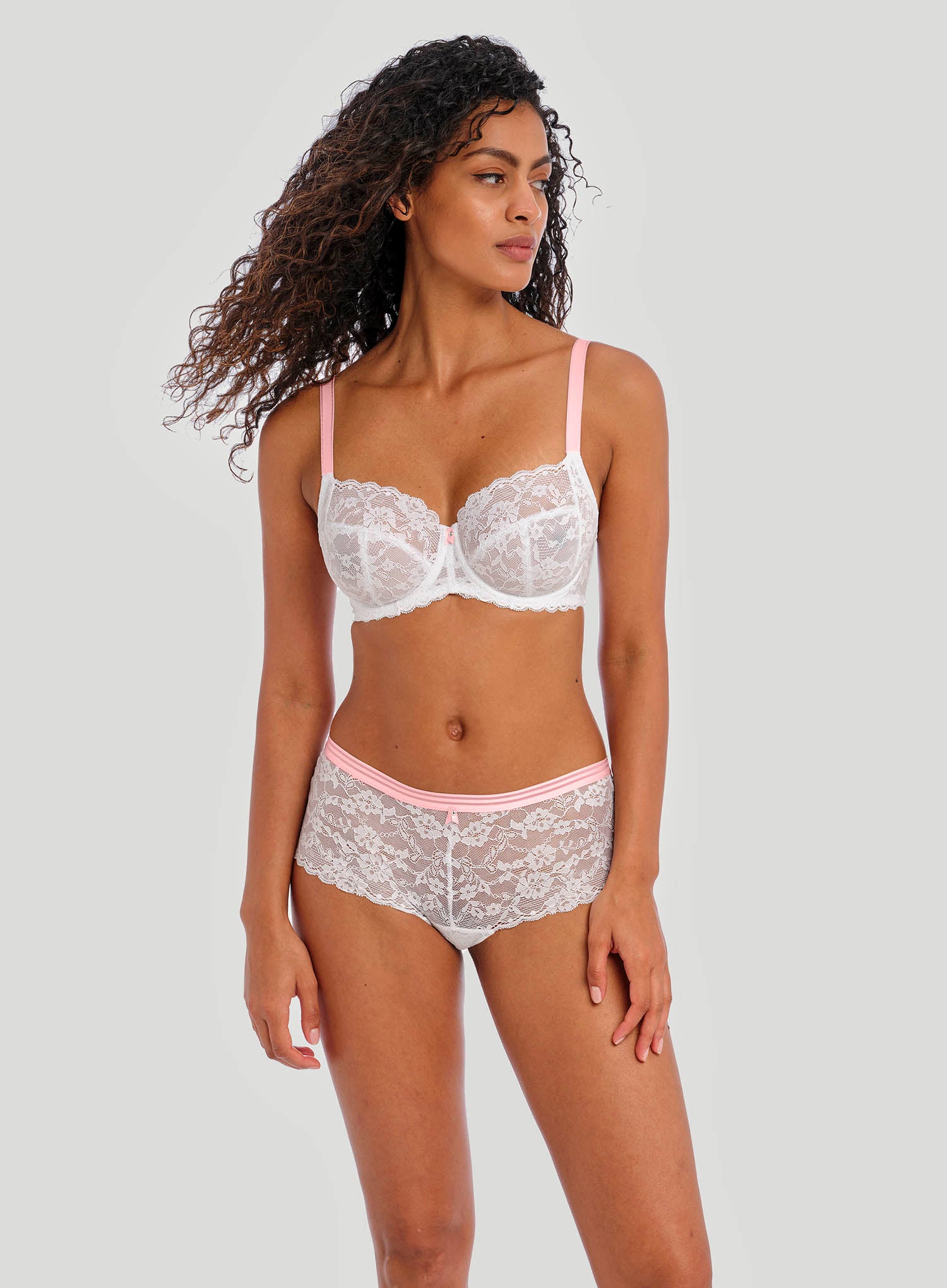 Freya: Offbeat Underwired Plunge Bra Rosehip – DeBra's