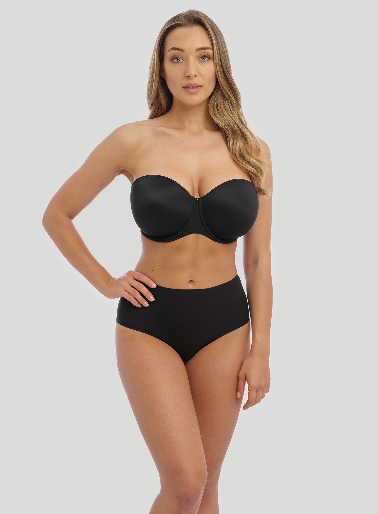 Pour Moi Aura Brief in Black - Busted Bra Shop