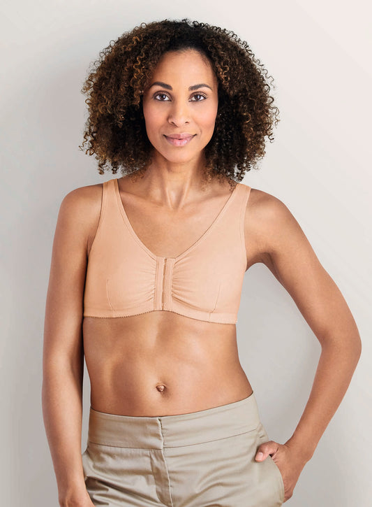 Amoena Women's Nancy Wire-Free Pocketed Mastectomy Bra ,Dark Grey, 32B at   Women's Clothing store