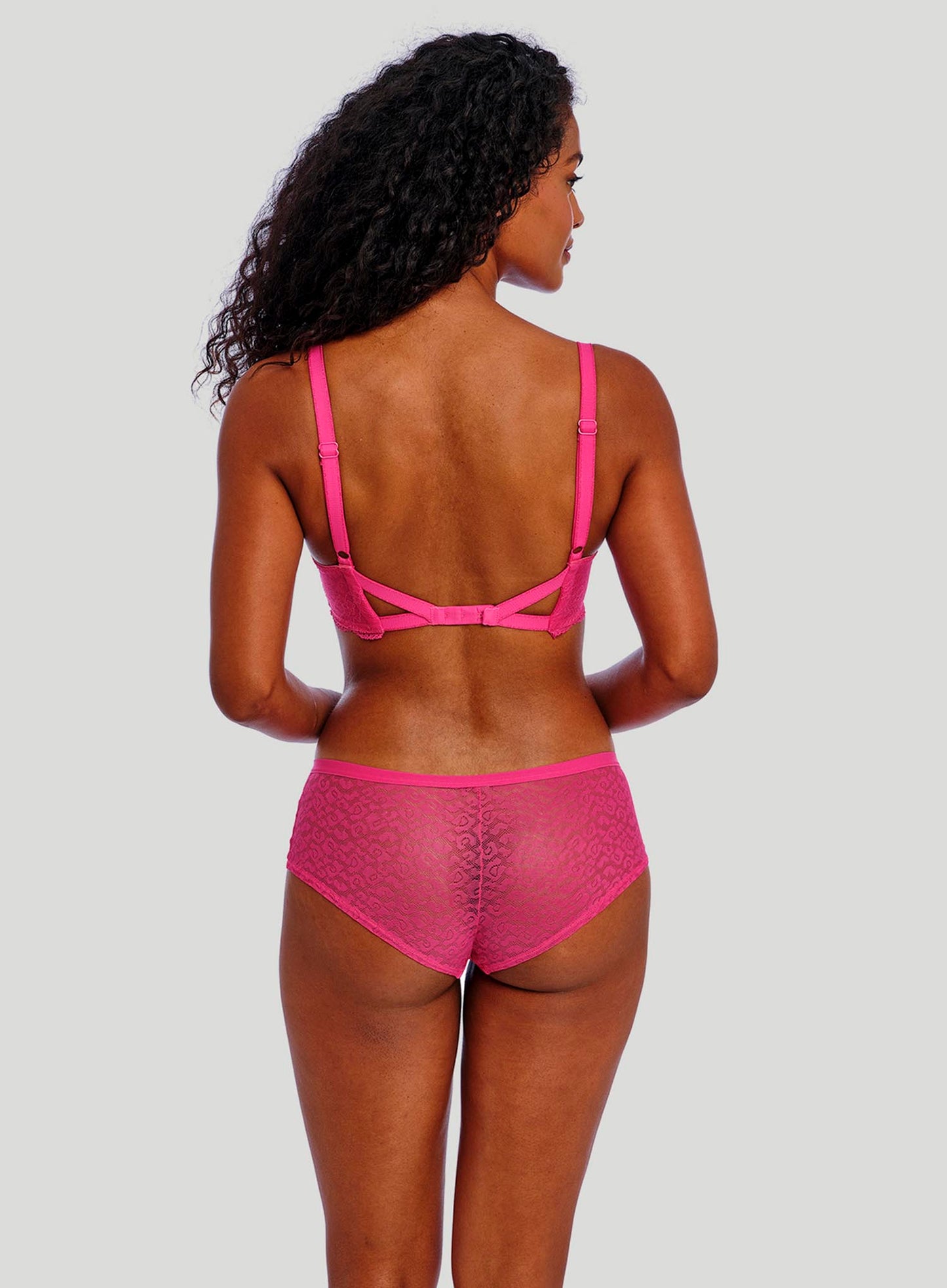 Freya: Freya Fancies Underwired Plunge Bra Hot Pink