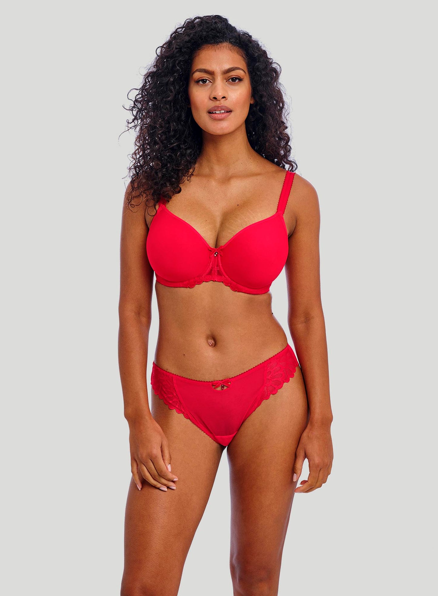 Freya: Loveland Underwired Moulded Spacer Bra Bombshell Chilli Red