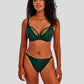 Freya: Tailored High Apex Underwired Plunge Bra Deep Emerald