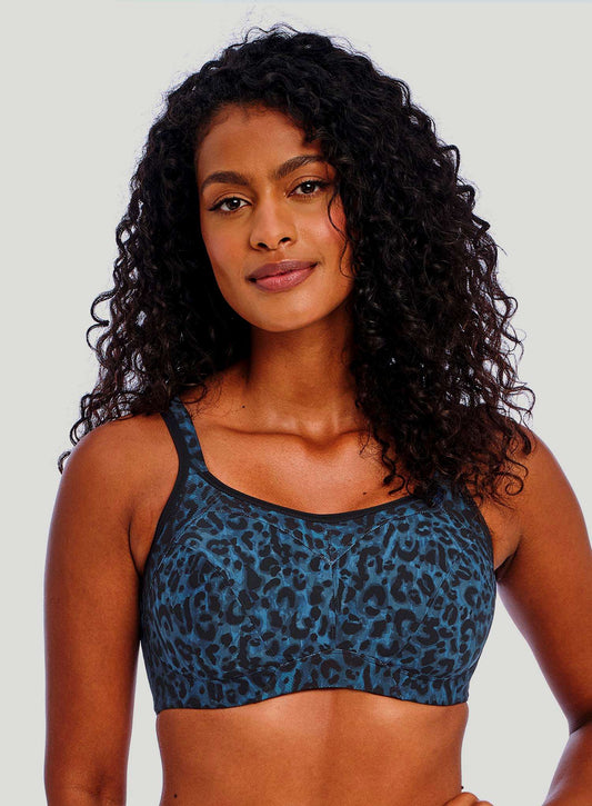 Freya Active: High Octane Underwired Sports Bra Midnight Leopard