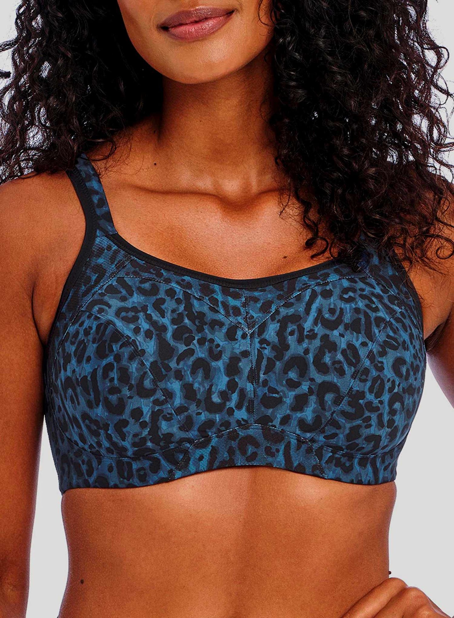 Freya Active: High Octane Underwired Sports Bra Midnight Leopard