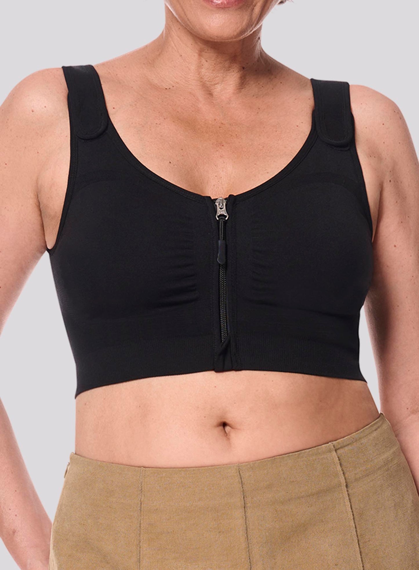 Amoena: Leyla Low Compression Bra Black