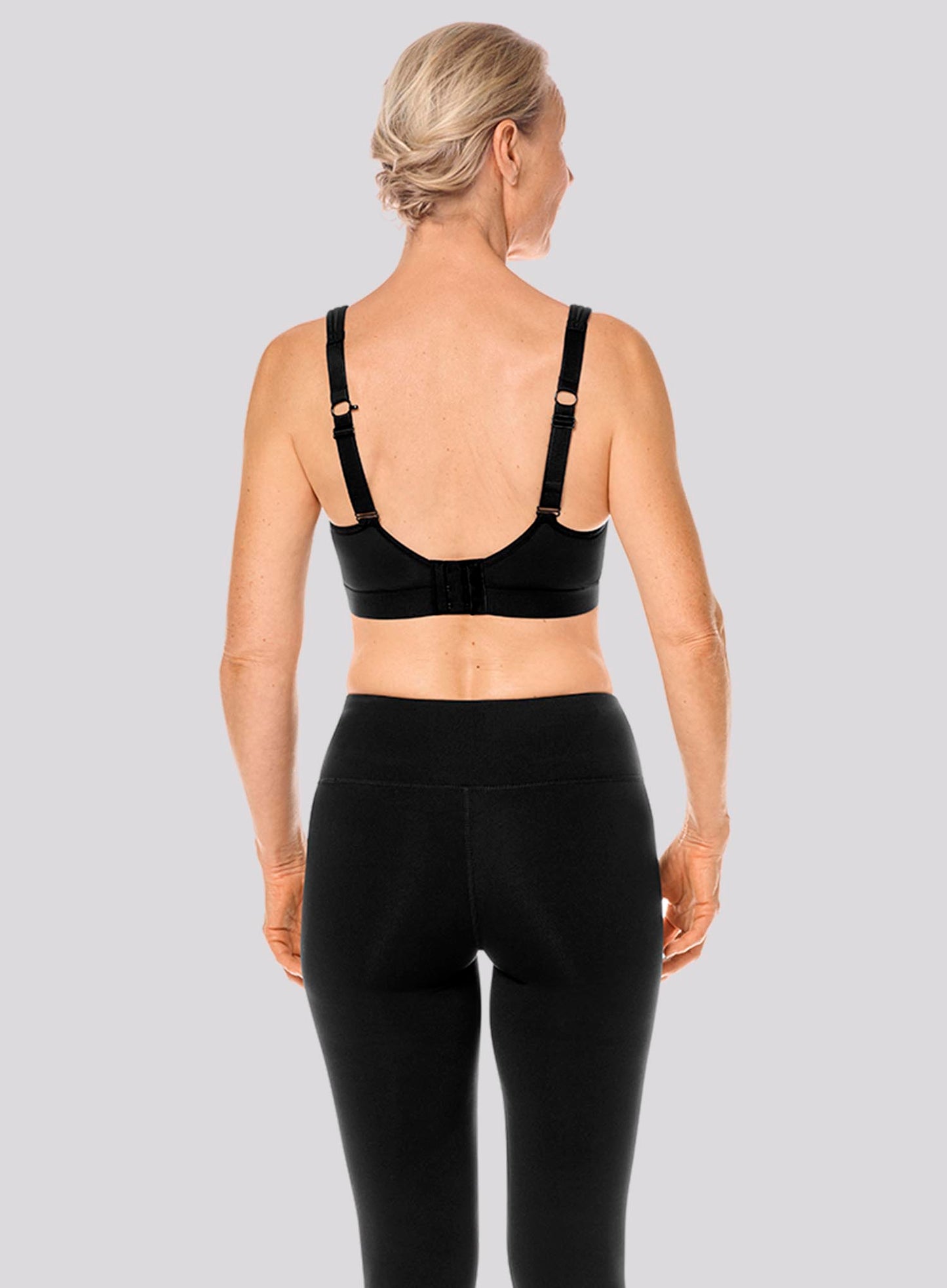 Amoena: Jolie Active Mastectomy Bra Black Grey