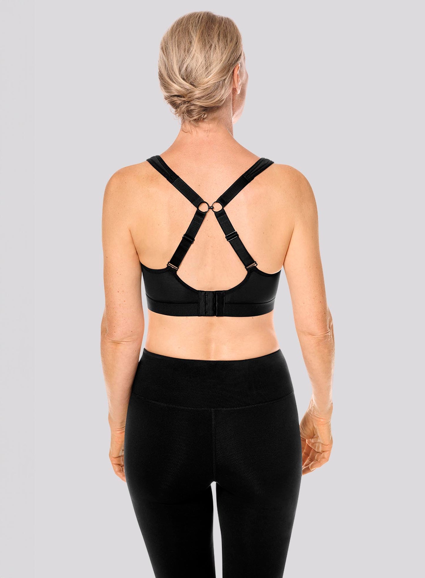 Amoena: Jolie Active Mastectomy Bra Black Grey