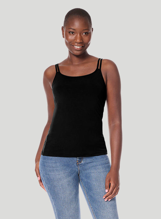 Amoena: Valetta Mastectomy Singlet Black