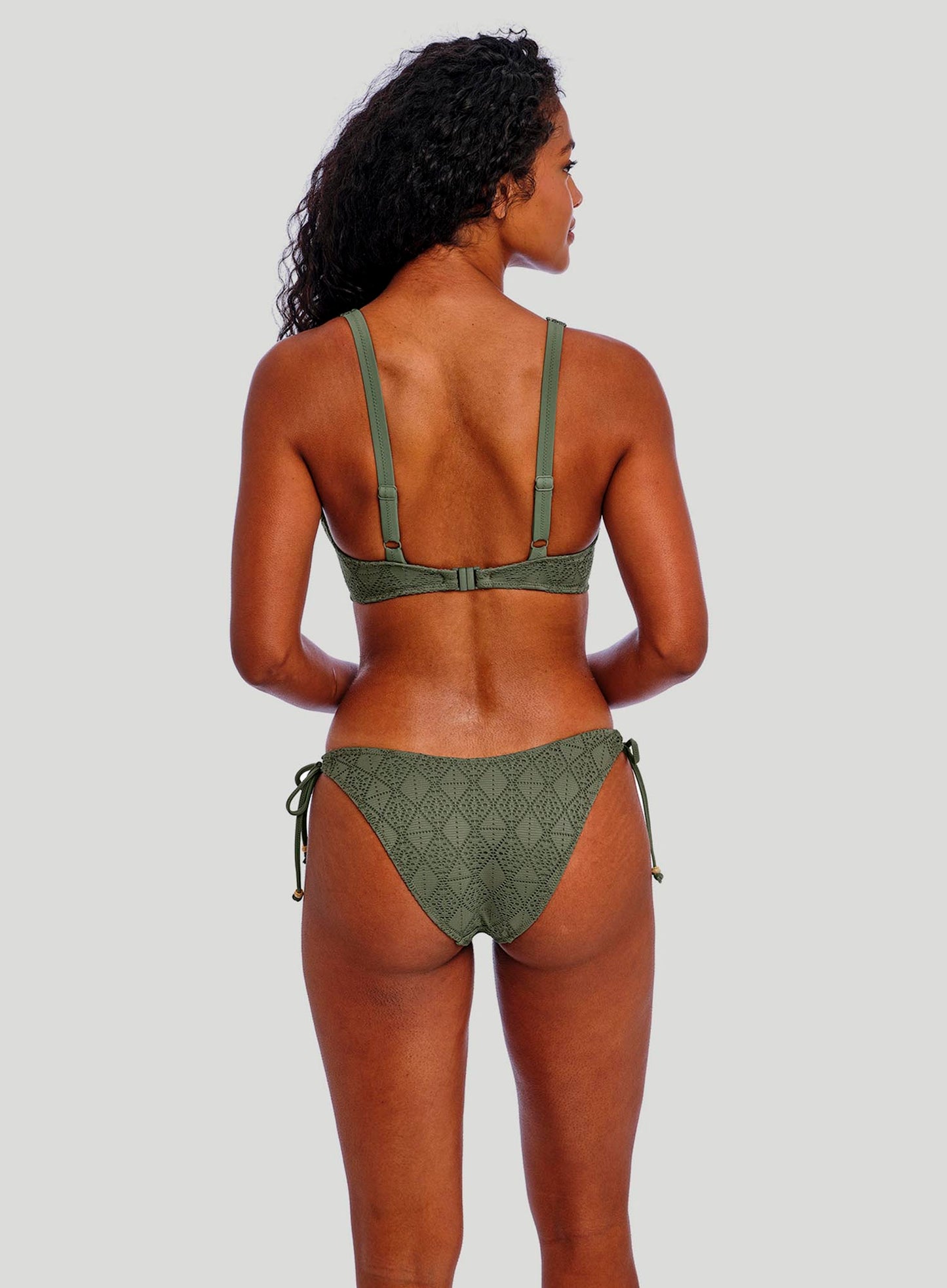 Freya Swimwear: Nomad Nights High Leg Bikini Brief Sage