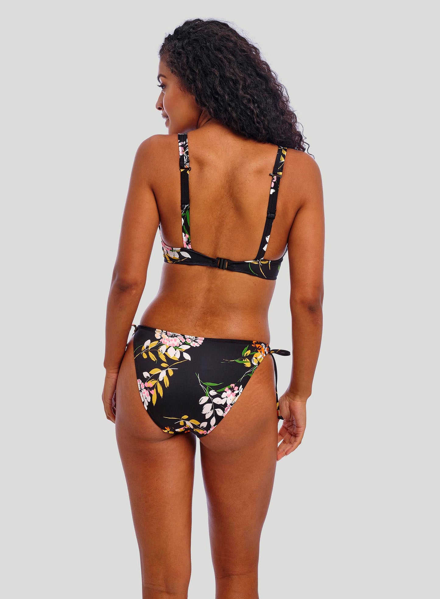 Freya Swimwear: Twilight Soul Underwired High Apex Bikini Top Black