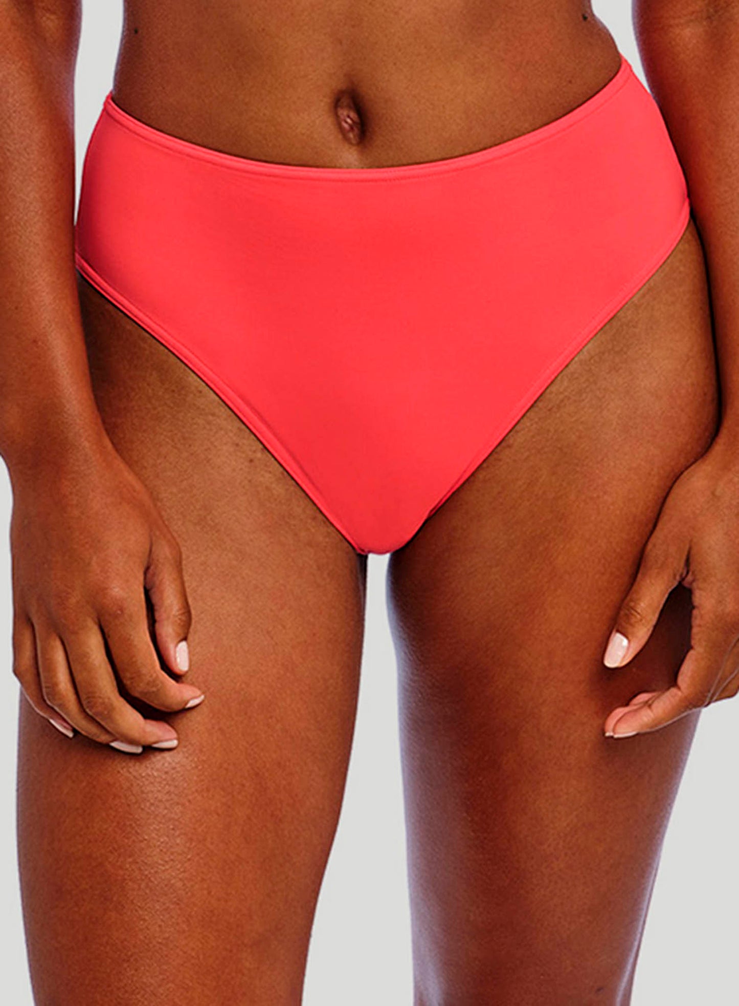 Freya Swimwear: Jewel Cove High Waist Bikini Brief Plain Sunset