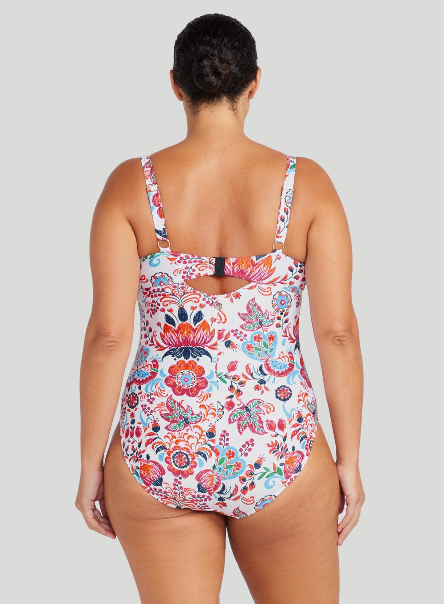 Artesands: Loquacious Cezanne Underwire One Piece White Print