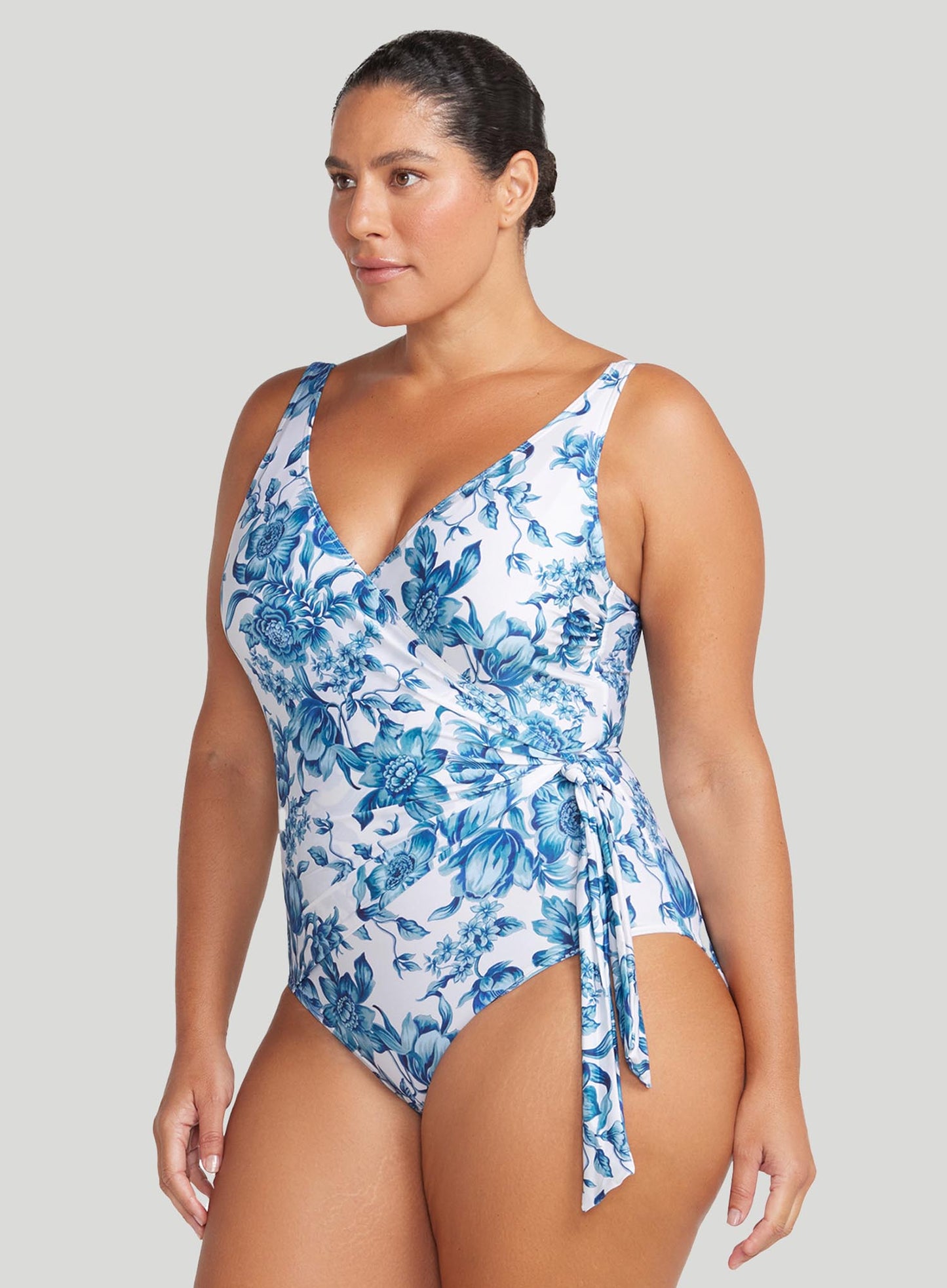 Artesands: Bois De Croix Hayes Underwire One Piece Blue Bois