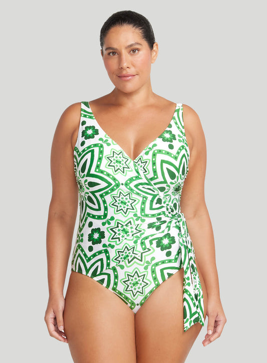 Artesands: Stella Hayes Underwire One Piece Green