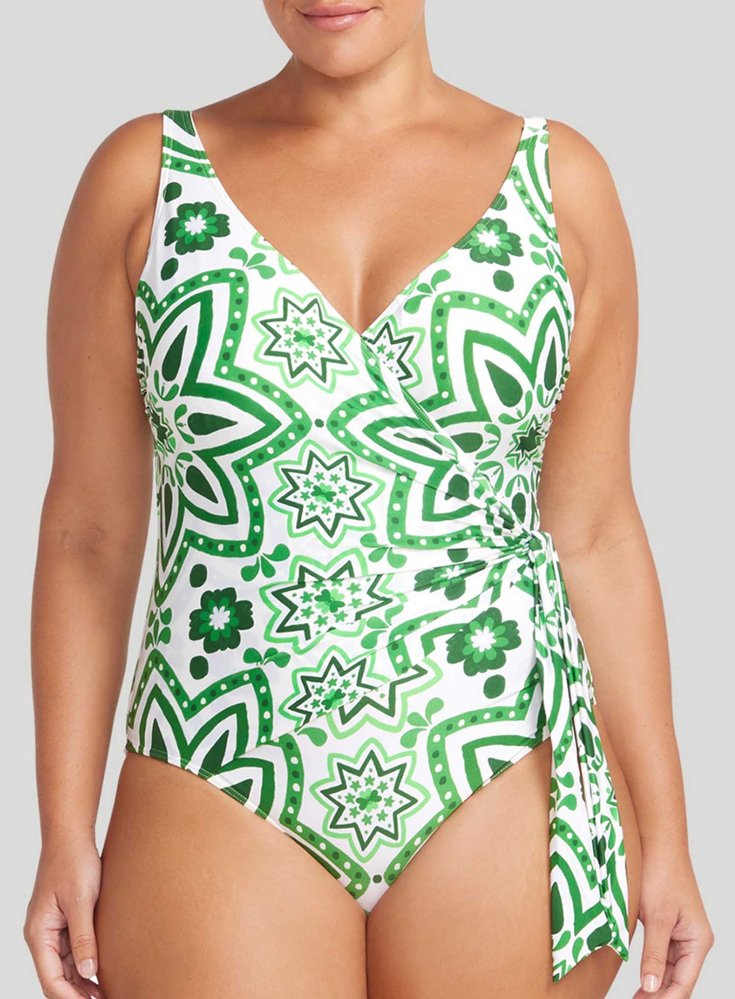 Artesands: Stella Hayes Underwire One Piece Green