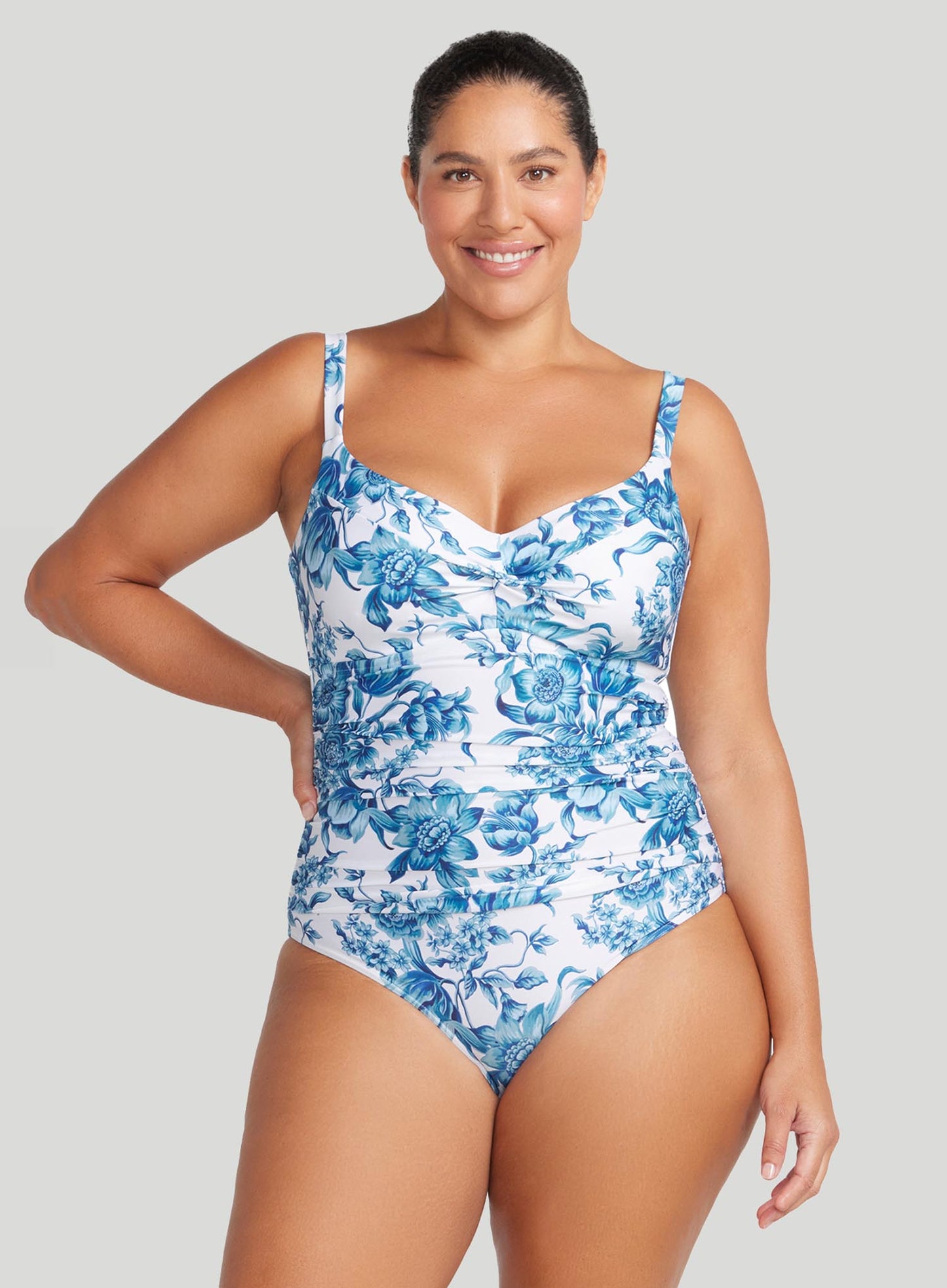 Artesands: Bois De Croix Monet Underwire One Piece BlueBois