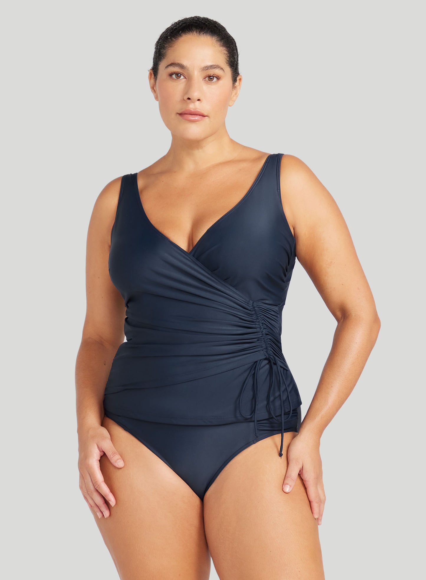 Artesands: Hues Rembrant Tankini Top Navy