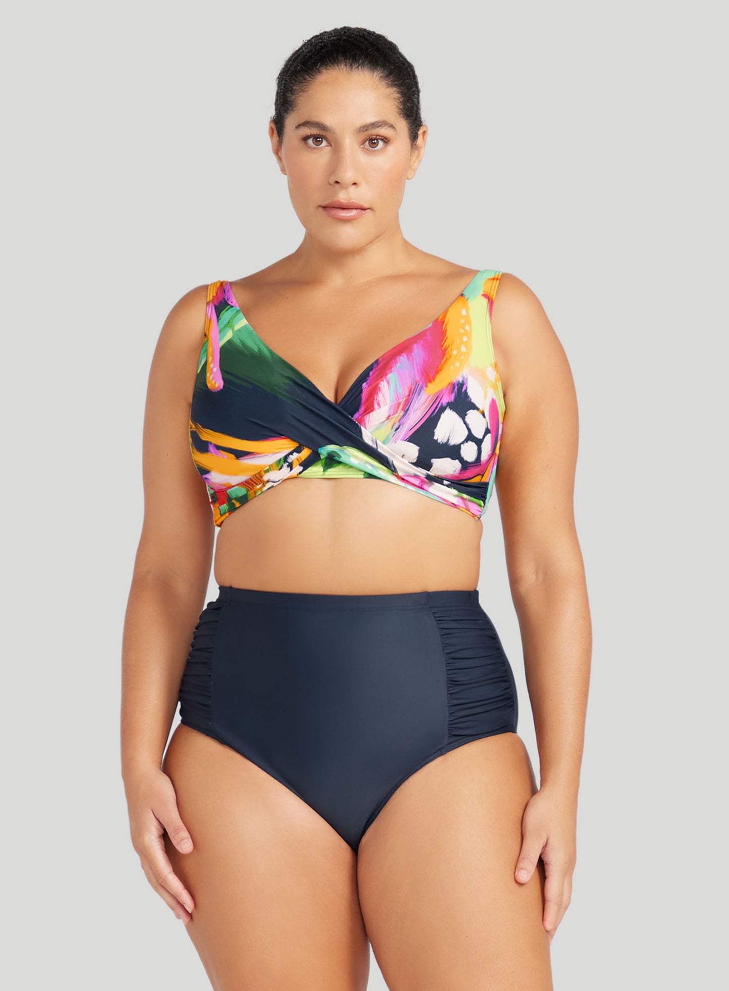 Artesands: Hues Botticelli High Waisted Swim Pant Navy