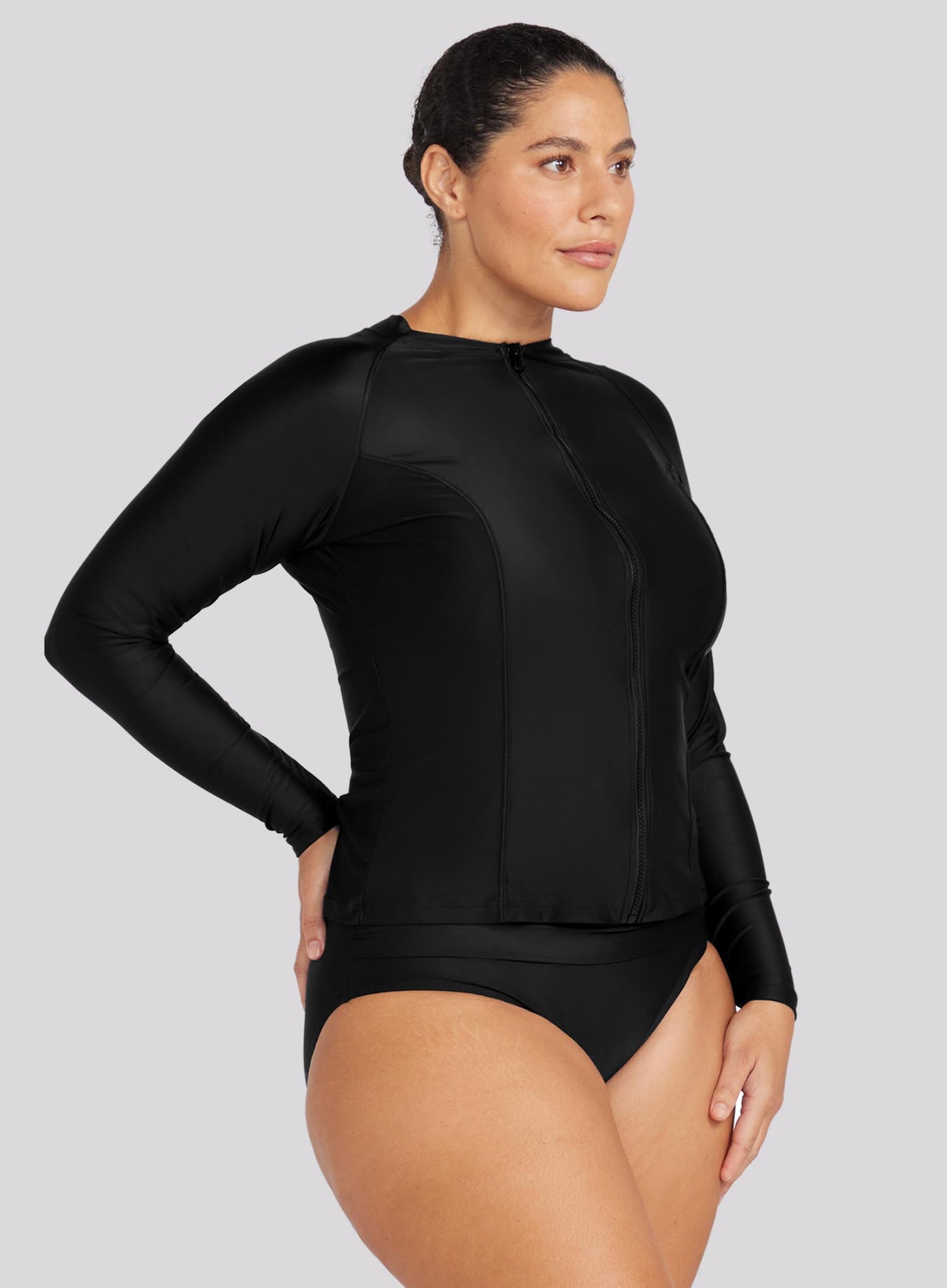 Artesands: Hues Seurat Sunsafe Top Long Sleeve Black