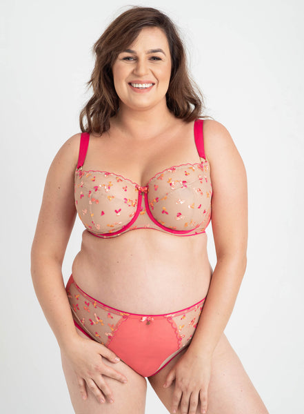 Samanta Lingerie: Boonie Midi Brief Magenta – DeBra's