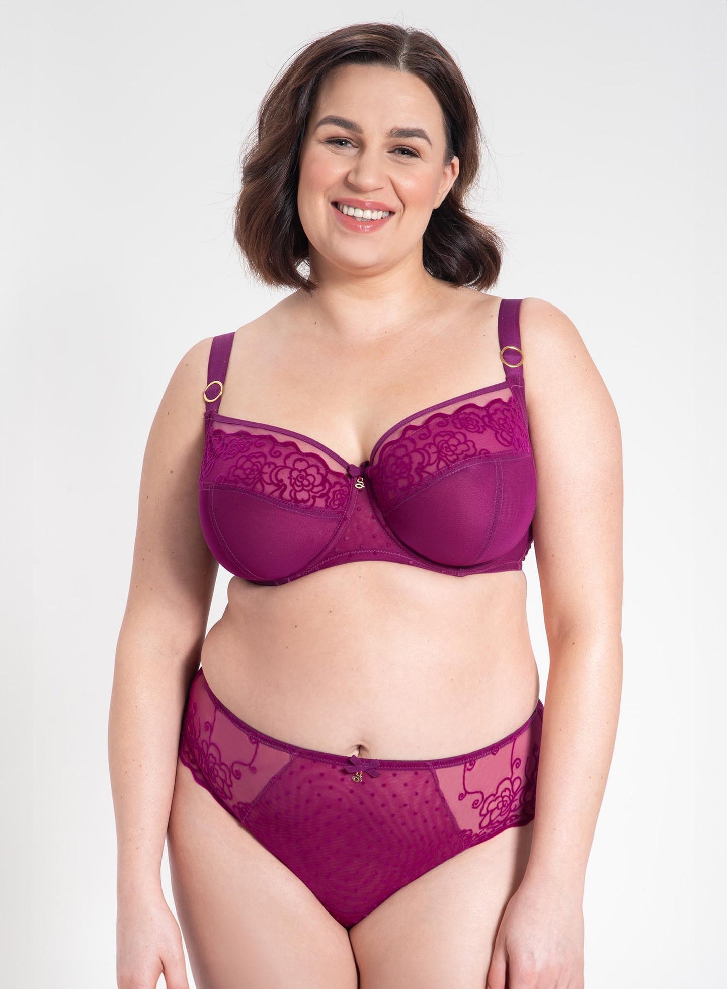 Samanta Lingerie: Ellen Midi Brief Fuchsia