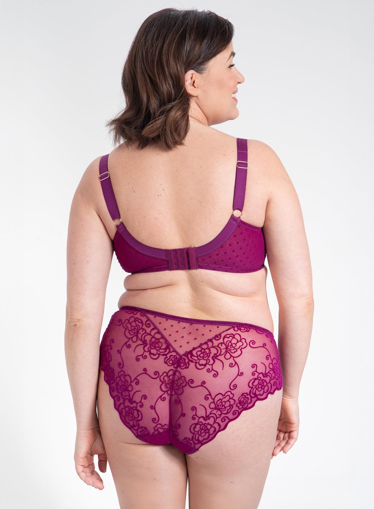 Samanta Lingerie: Ellen Midi Brief Fuchsia