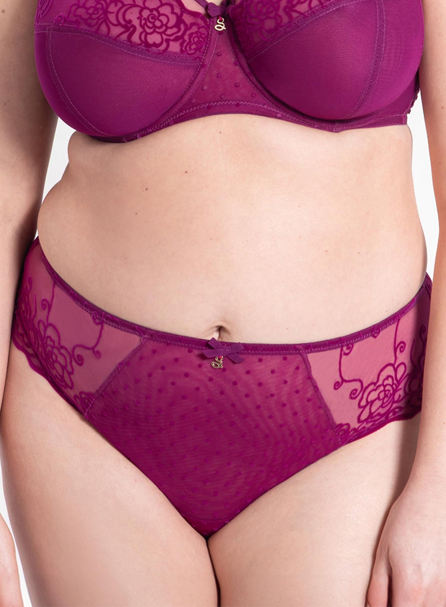 Samanta Lingerie: Ellen Midi Brief Fuchsia