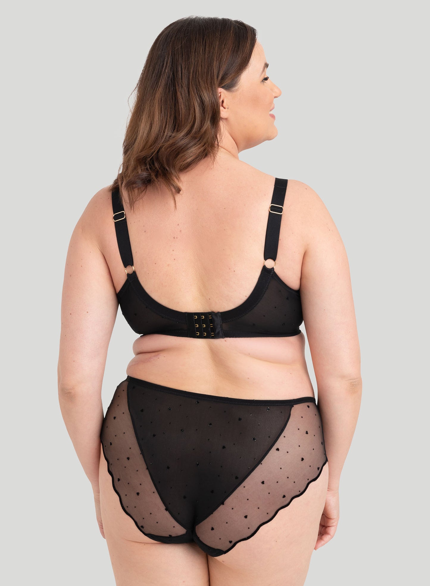 Samanta Lingerie: Melania Brief Midi Black