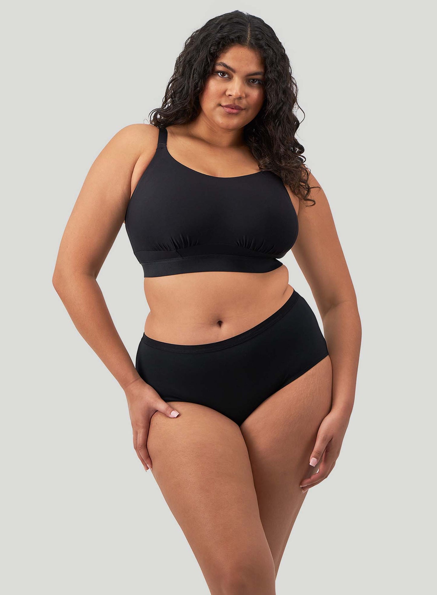 Elomi: Downtime Non Wired Bralette Black