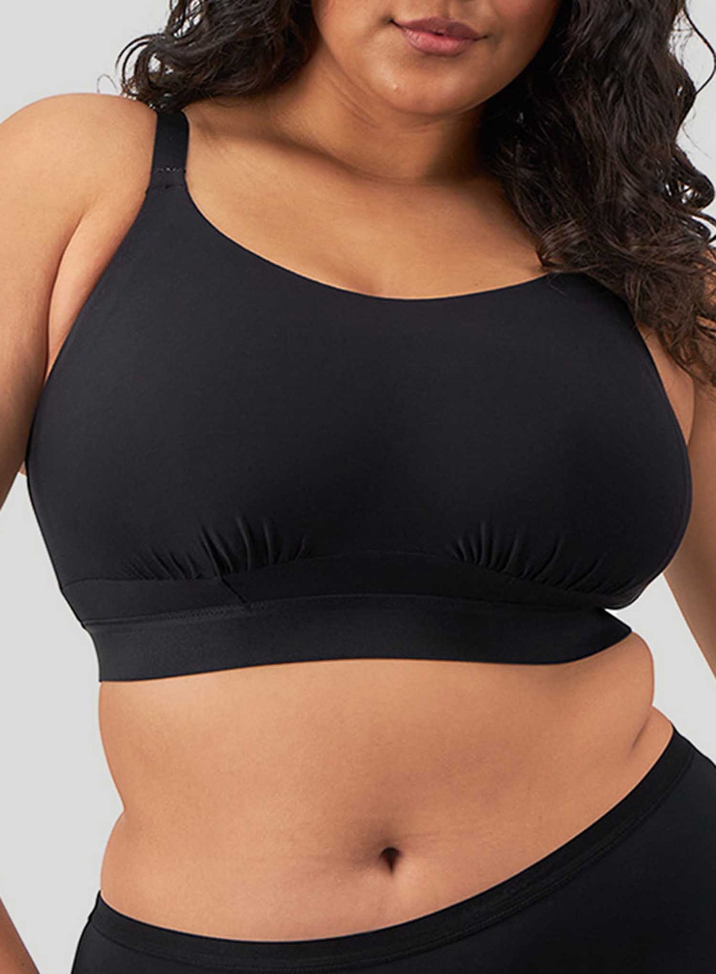 Elomi: Downtime Non Wired Bralette Black