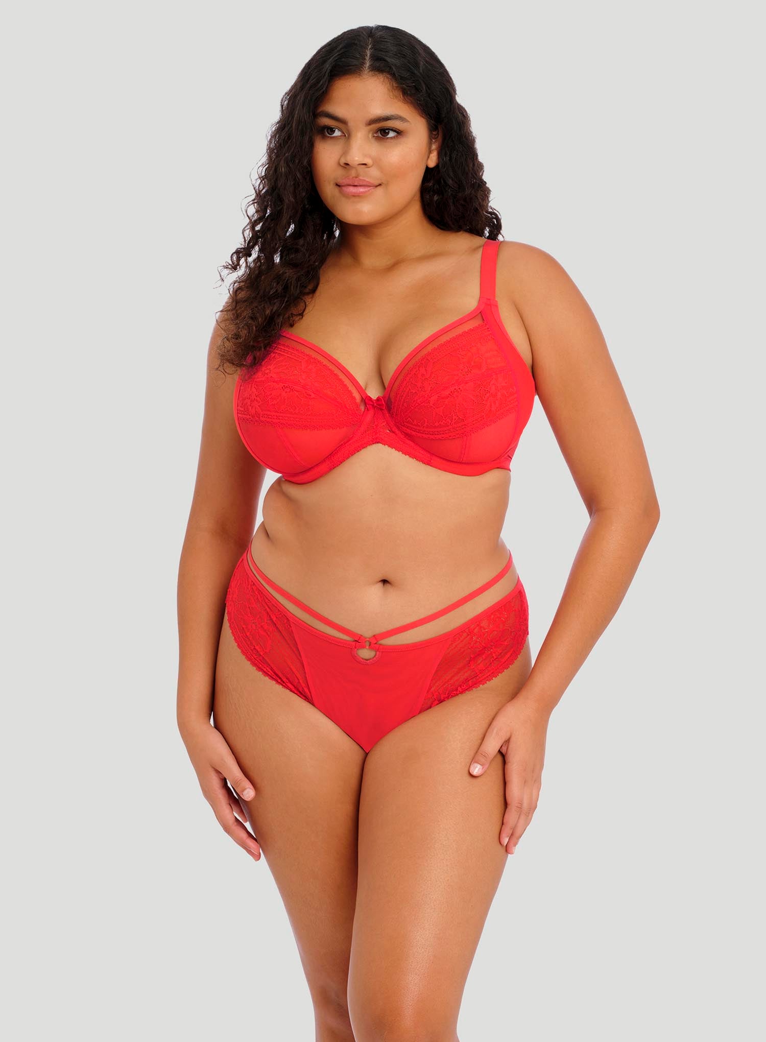 Elomi Kendra Underwired Plunge Bra Cherry – DeBra's