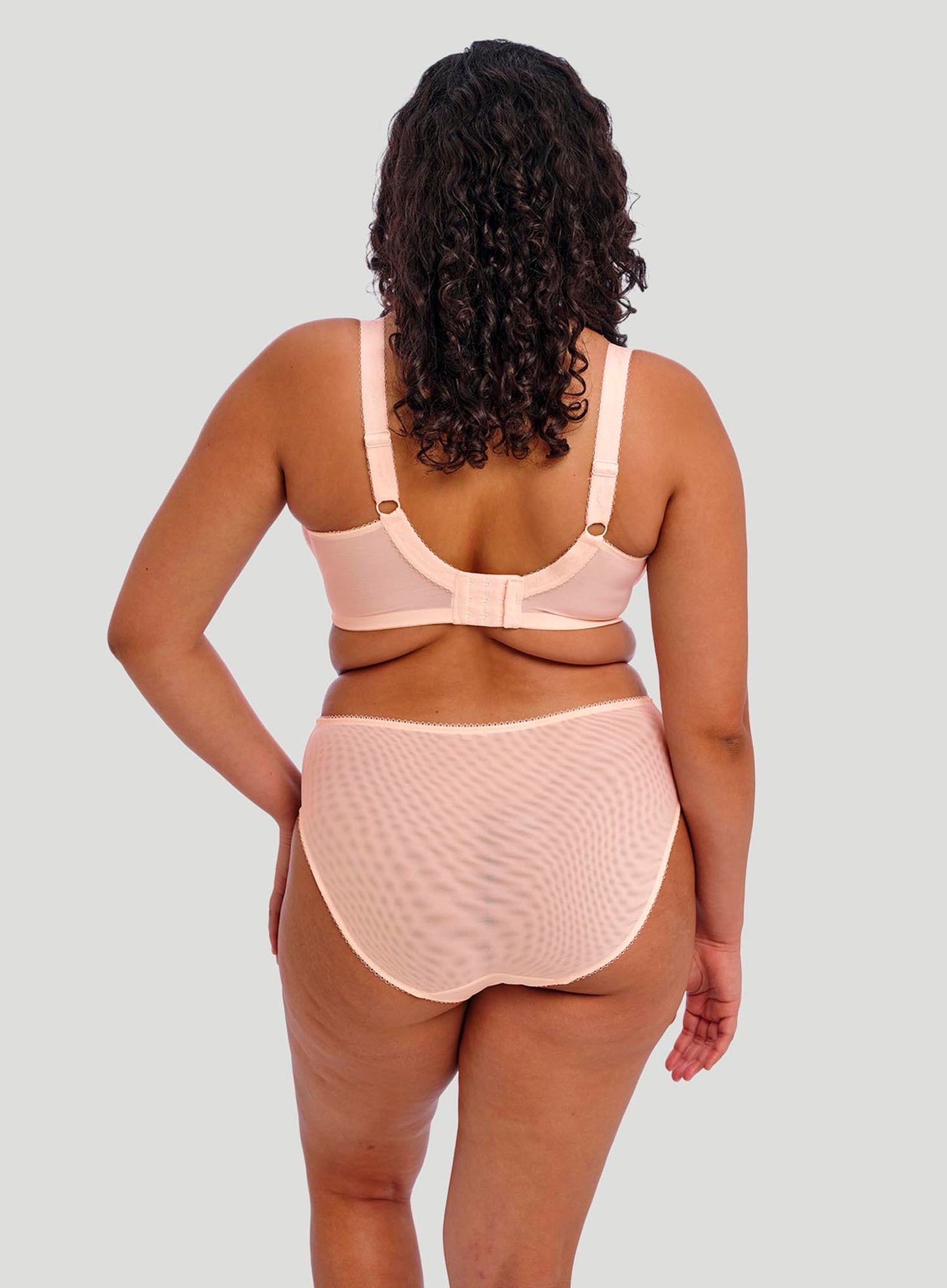 Elomi: Himari Underwired Plunge Bra Peach Whisper