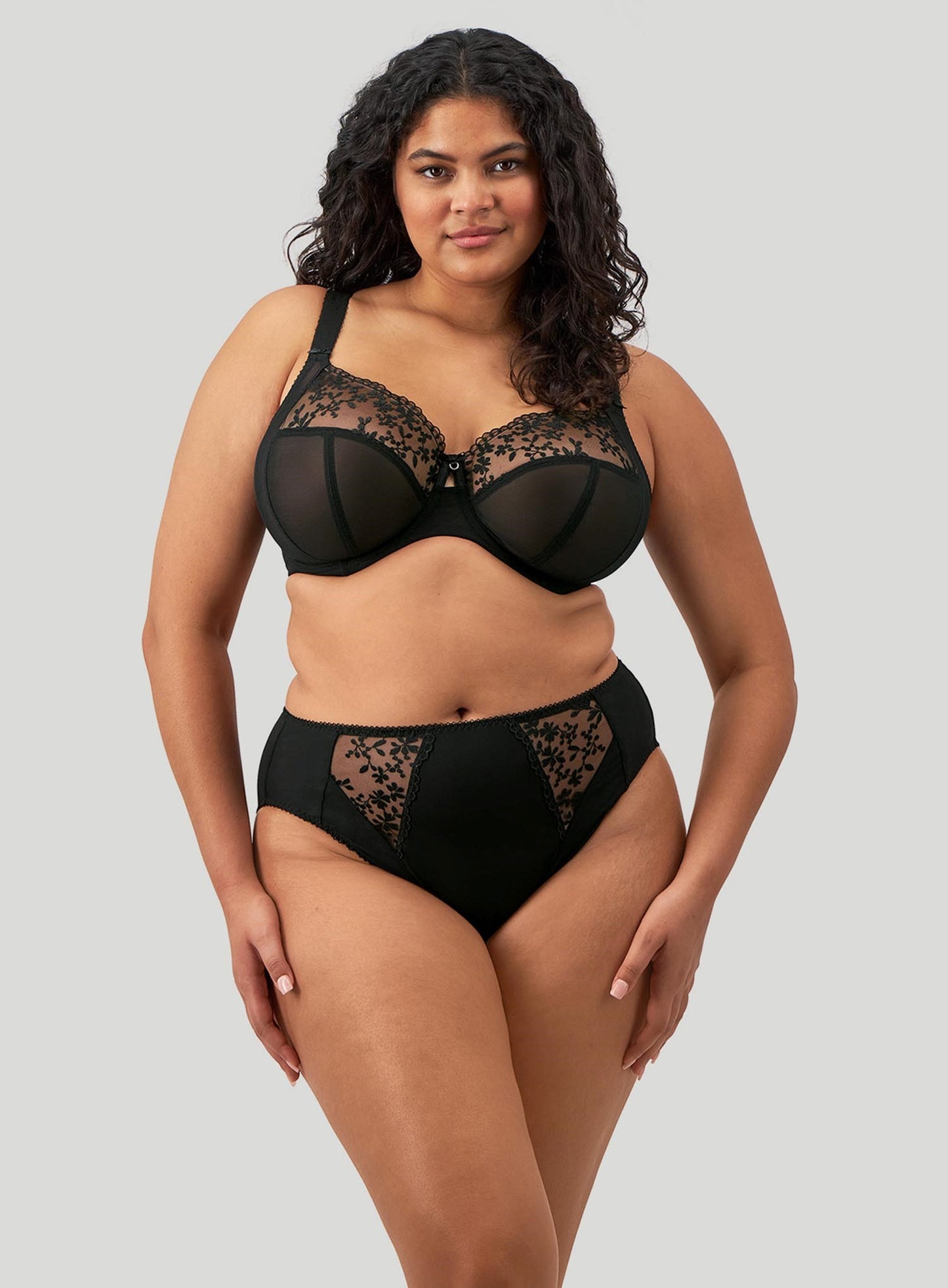 Elomi: Zarla Underwired Banded Bra Black