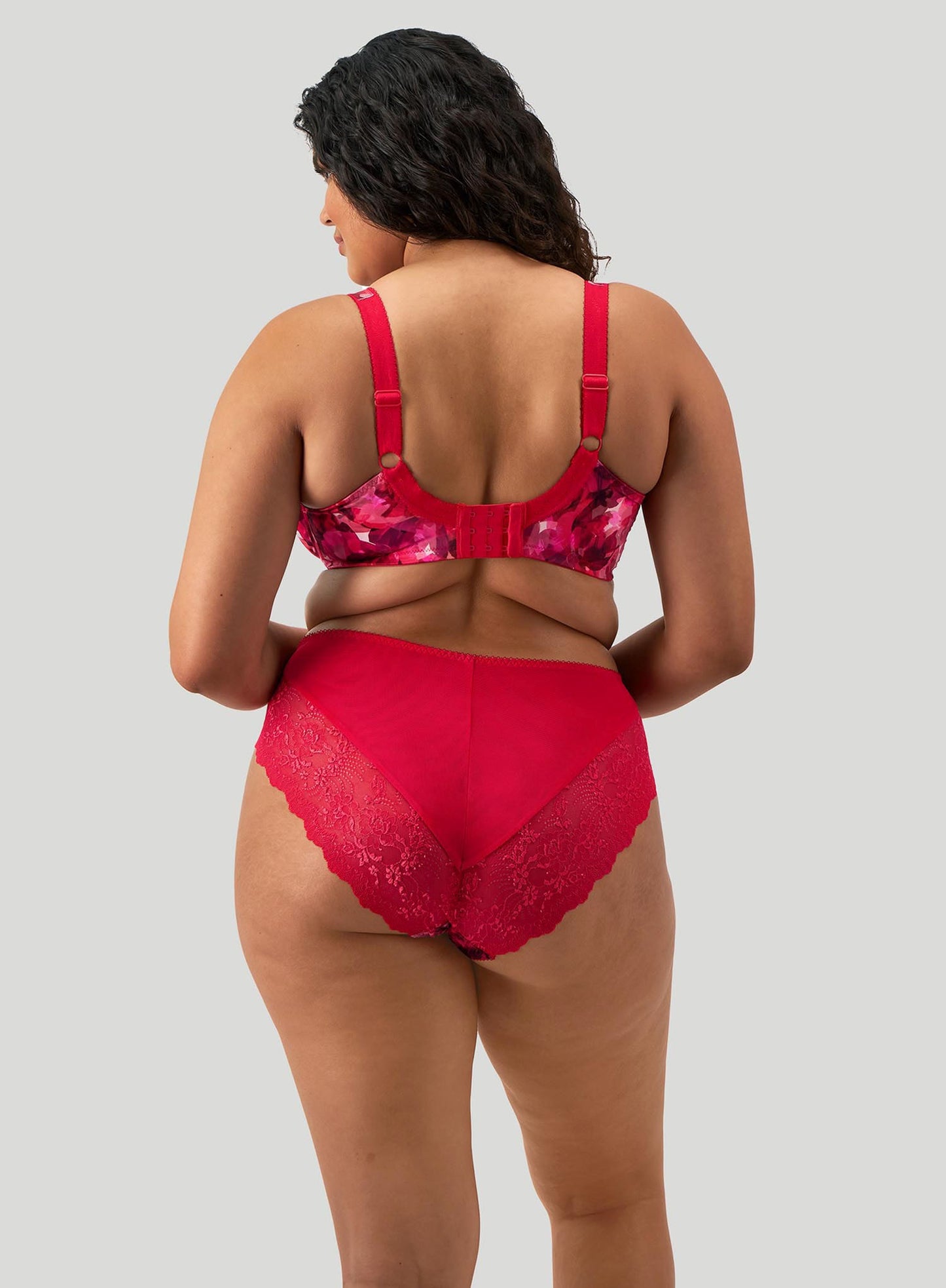 Elomi: Morgan High Leg Brief Berry Crush