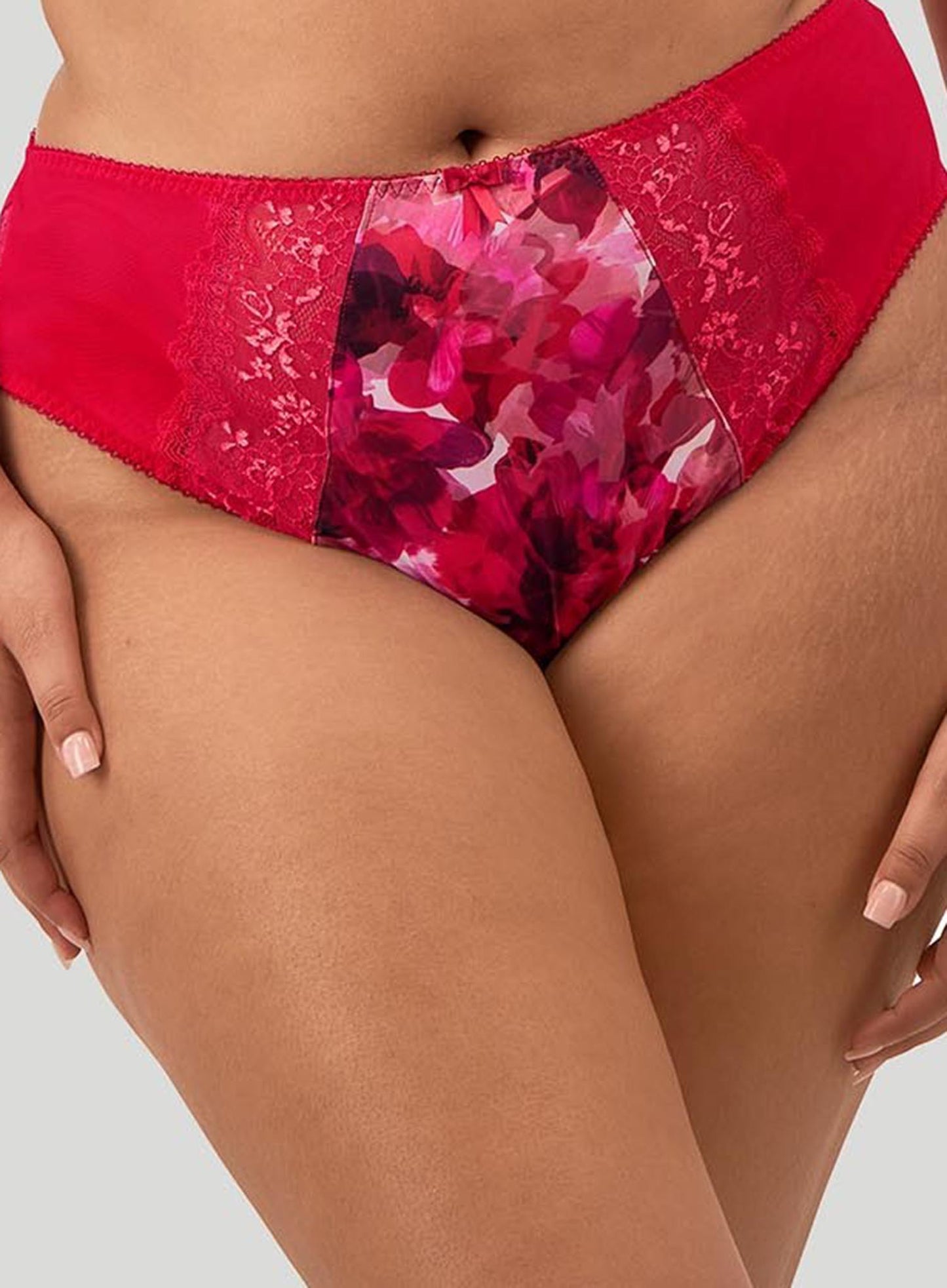 Elomi: Morgan High Leg Brief Berry Crush