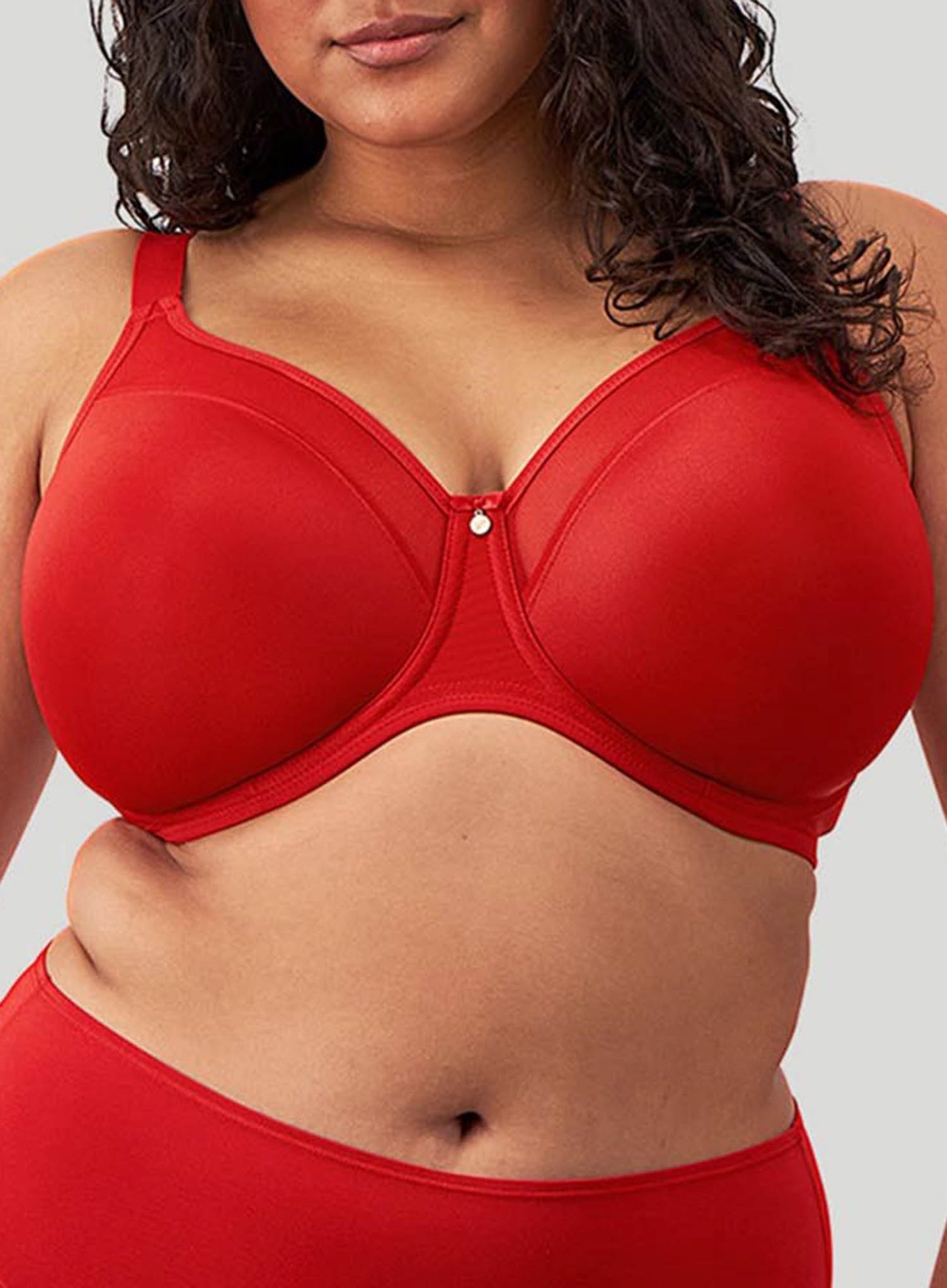 Elomi: Elomi Smooth Moulded Non Padded Bra Haute Red