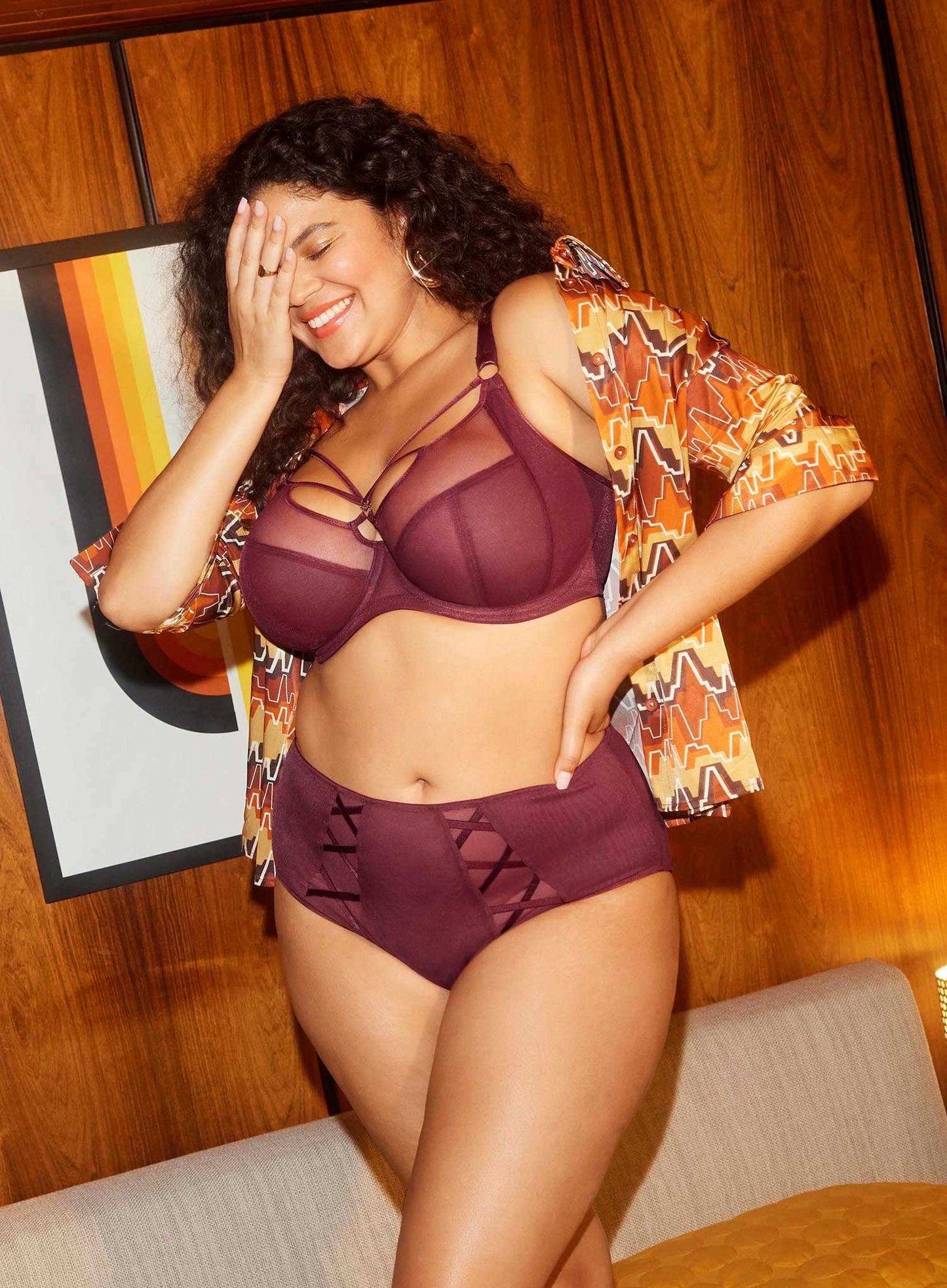 Elomi: Sachi Full Brief Cabernet