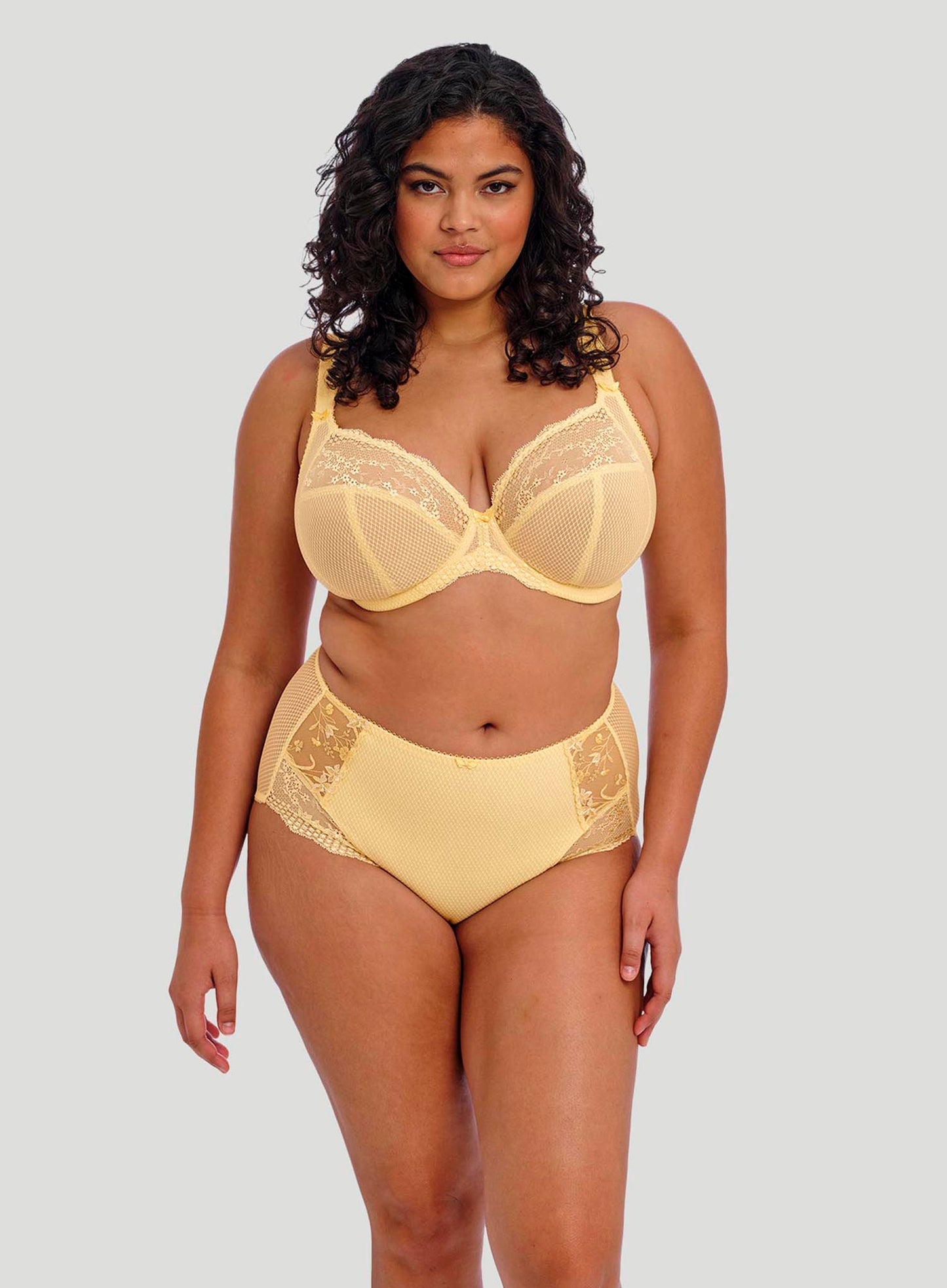 Elomi: Charley Stretch Plunge Bra Lemon Fizz