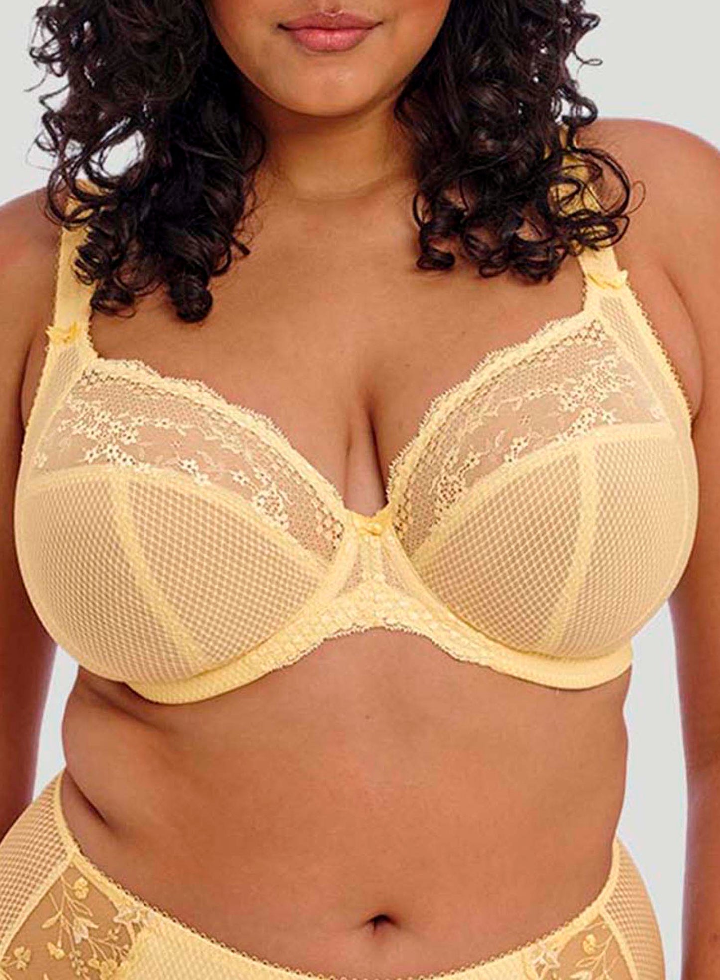 Elomi: Charley Stretch Plunge Bra Lemon Fizz