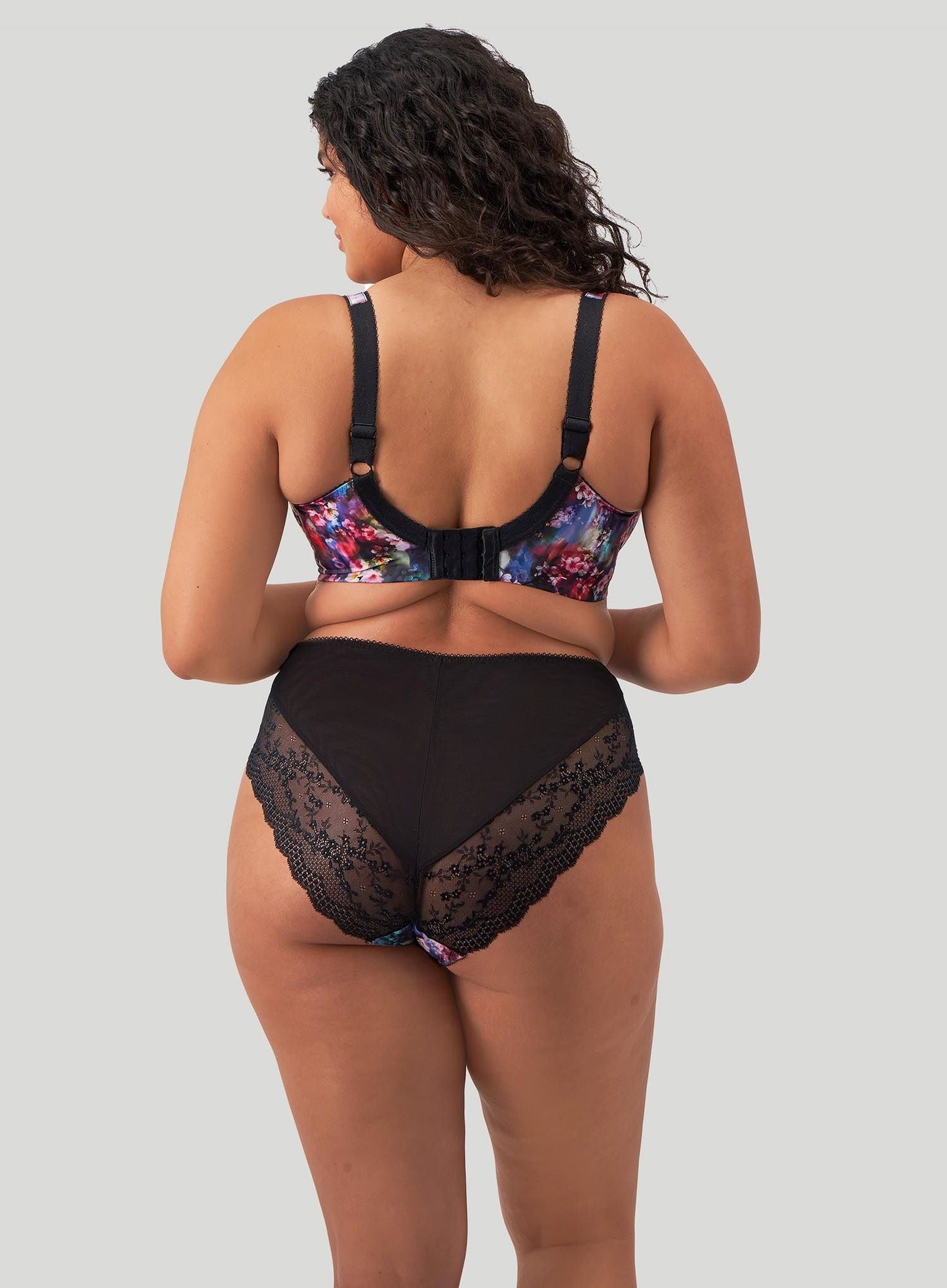 Elomi: Lucie High Leg Brief Cherry Blossom