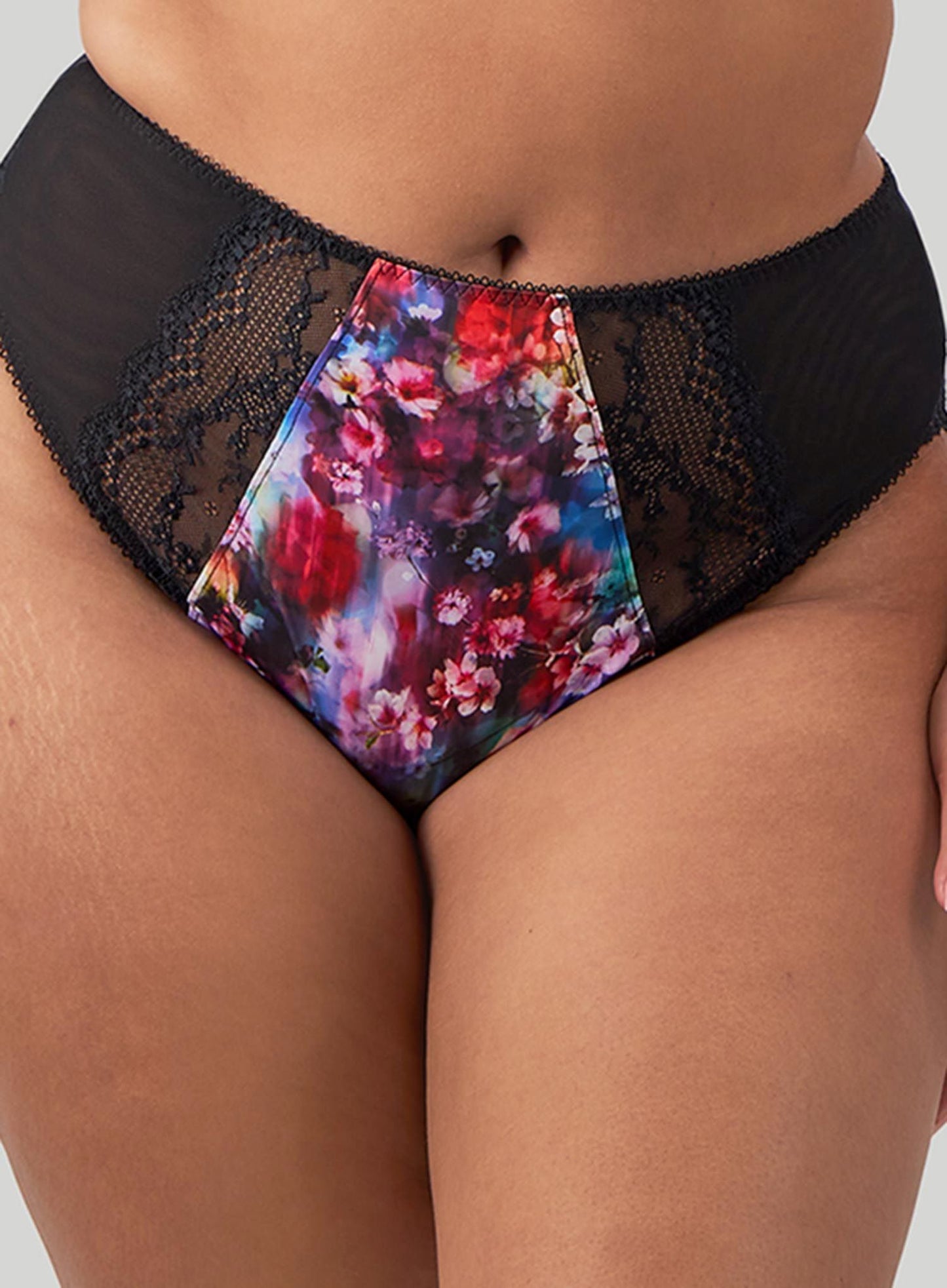 Elomi: Lucie High Leg Brief Cherry Blossom