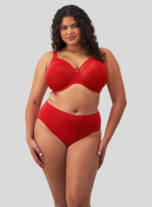 Elomi: Smooth Full Brief Haute Red