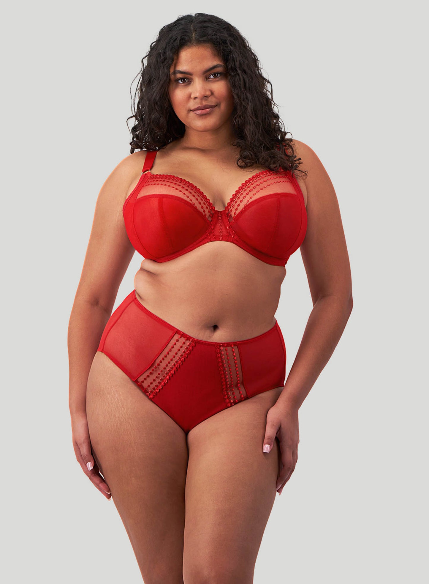 Elomi: Matilda Plunge Bra Haute Red