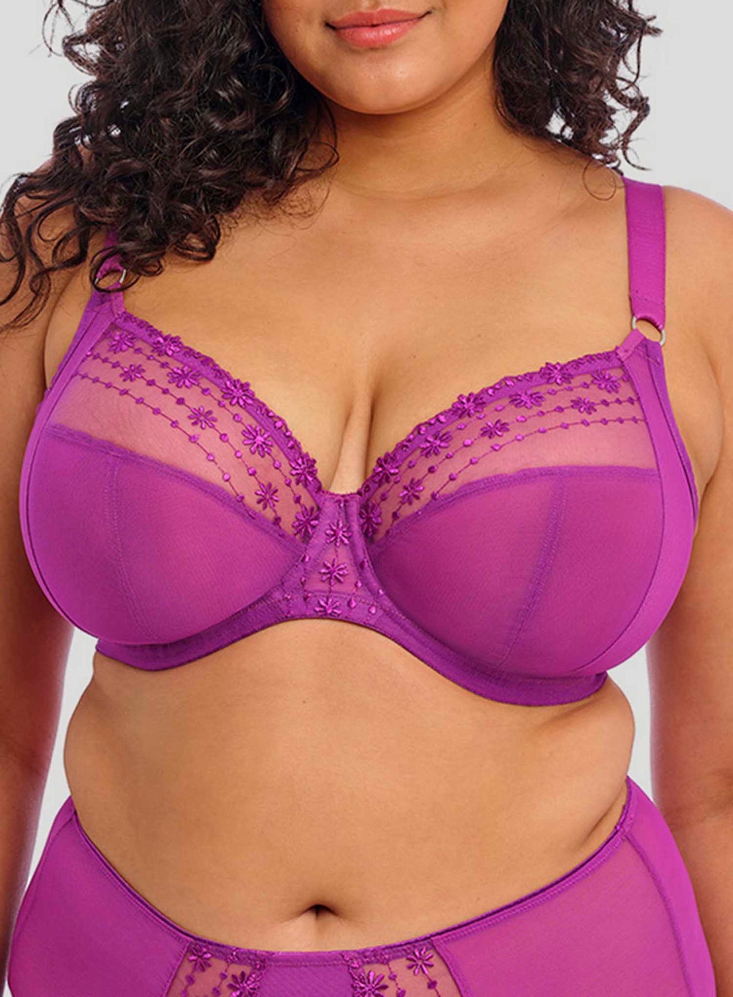 Elomi: Matilda Plunge Bra Hollyhock