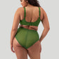 Elomi: Matilda Plunge Bra Jungle Green