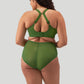 Elomi: Matilda Plunge Bra Jungle Green