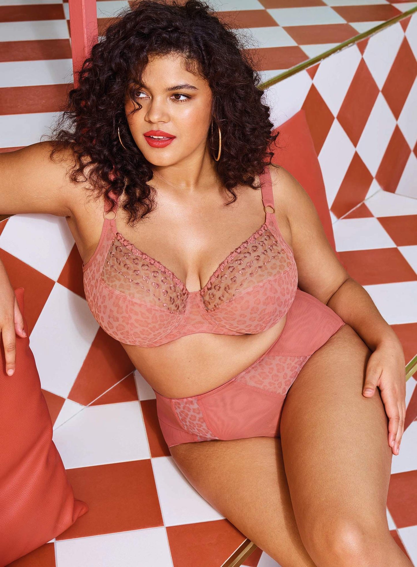 Elomi: Matilda Plunge Bra Rose Leo