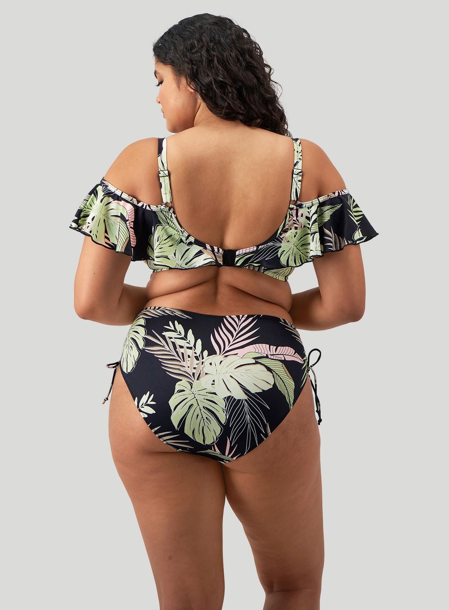 Elomi Swim: Tropical Retreat Adjustable Bikini Black