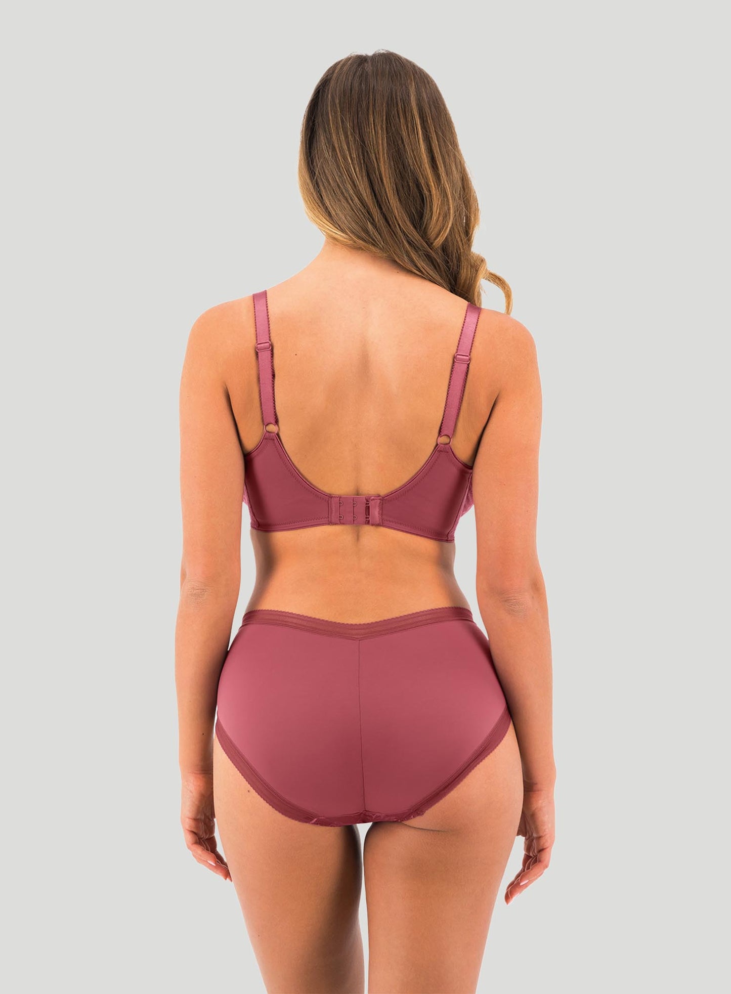Fantasie: Fusion Lace Full Cup Side Support Bra Rosewood