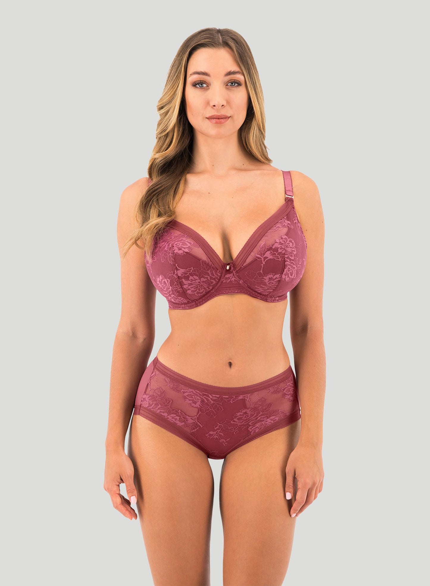 Fantasie: Fusion Lace Brief Rosewood